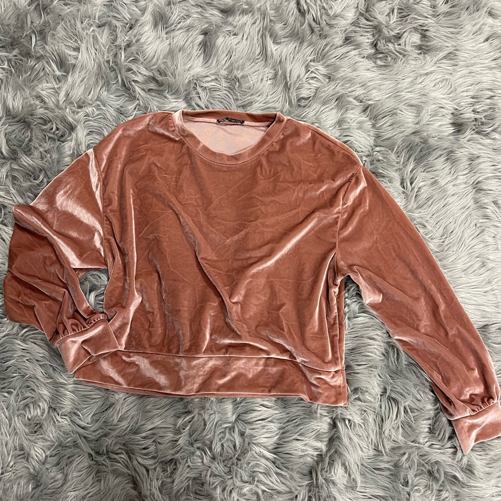 💄👚VELVET ZARA CROPPED SWEATER